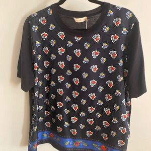 Tory Burch Silk/Merino Wool Top